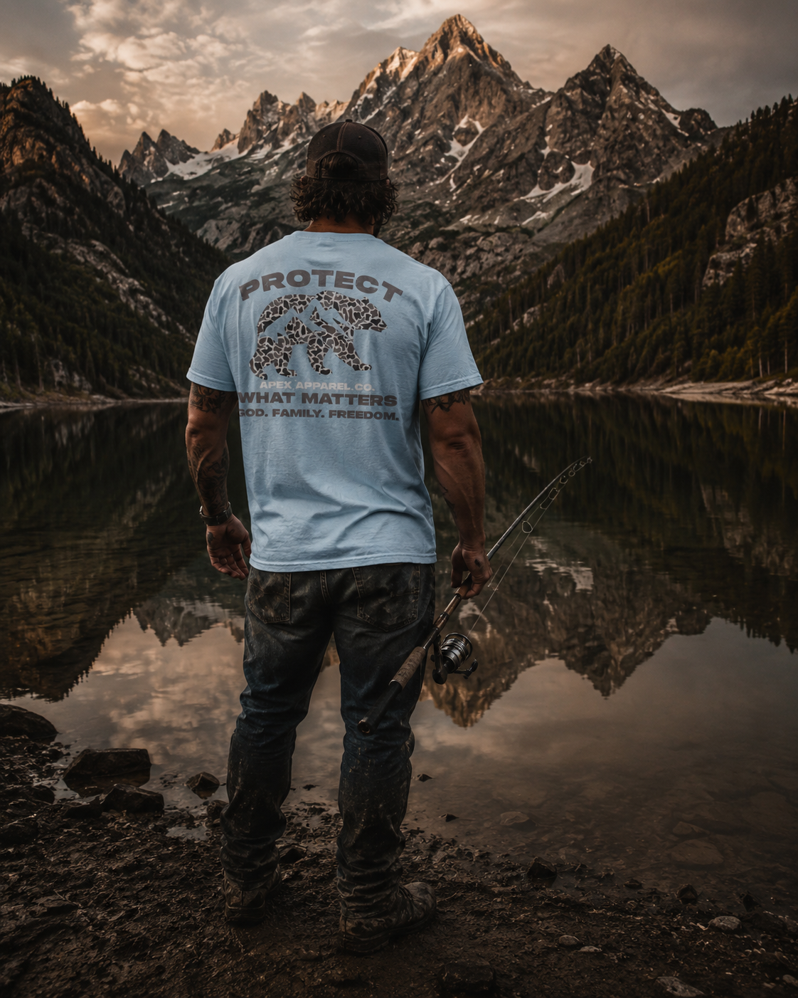 THE PROTECT WHAT MATTERS TEE // GOD. FAMILY. FREEDOM.