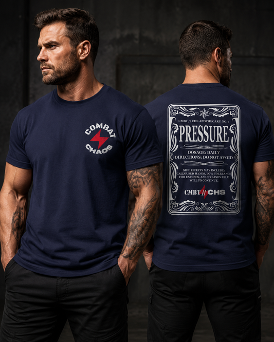 The Pressure Tee Apothecary No. 1 product mockup