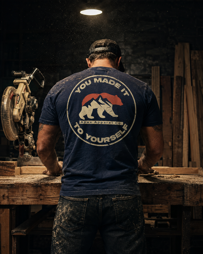Apex Apparel Co THE KEEP THE PROMISE TEE T-shirt featuring a simple, stylish design on a light-colored fabric.